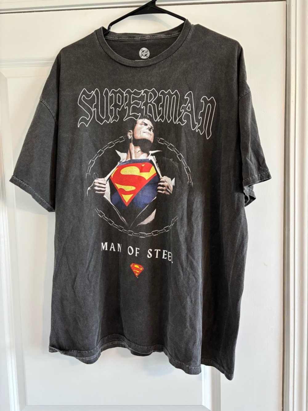 Mens DC Comics Superman Man Of Steel T-Shirt By Alex Ross Size XL